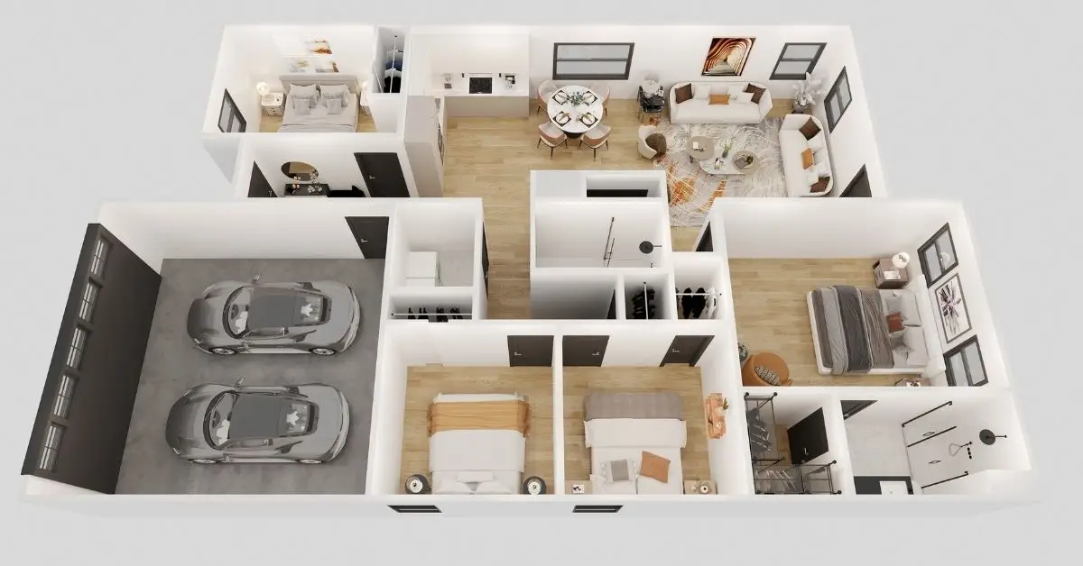 1200 Sq Feet Floor Plan 1