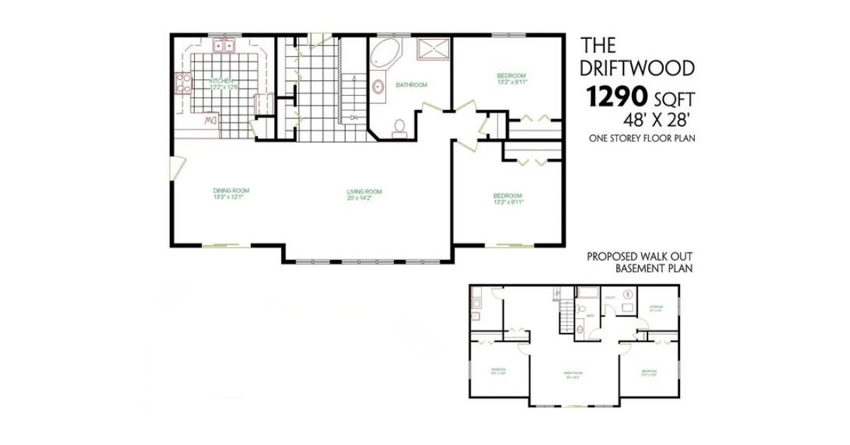 1200 Sq Feet Floor Plan 7