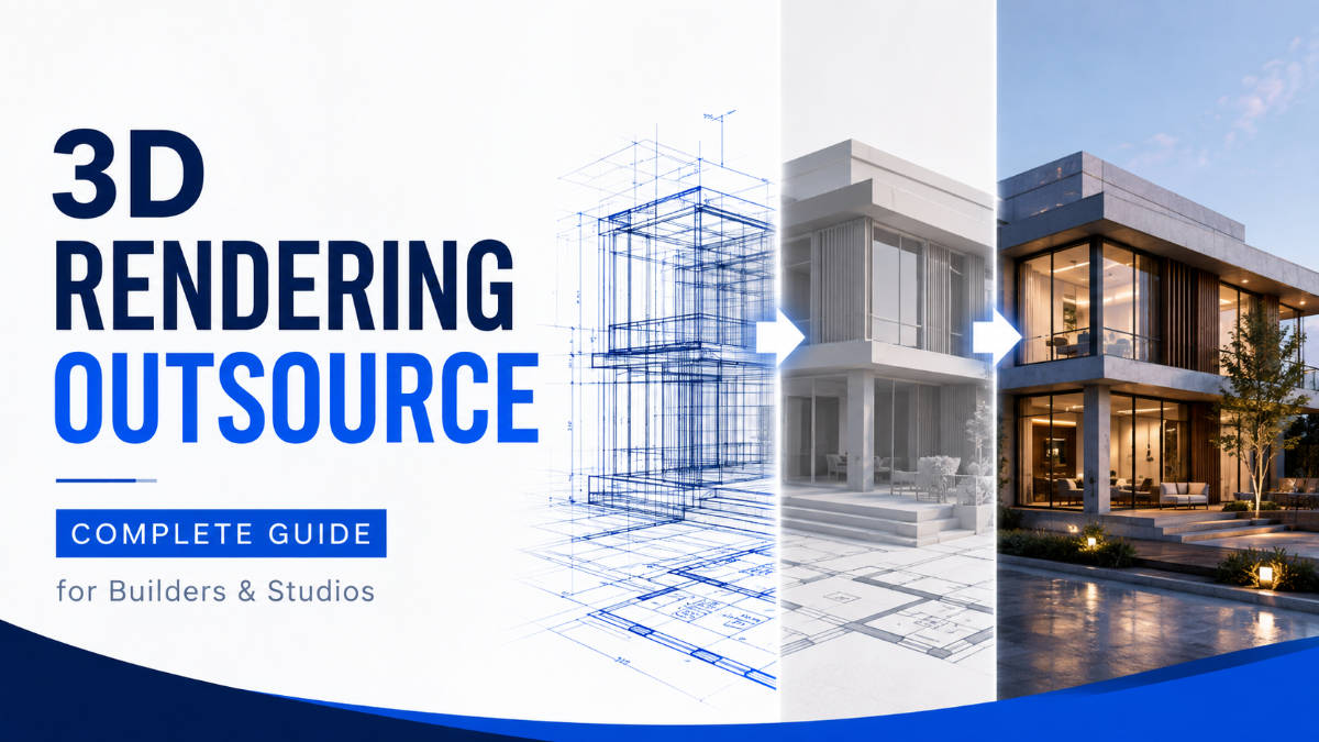 3D Architectural Rendering Outsource: A Guide for Builders & Studios