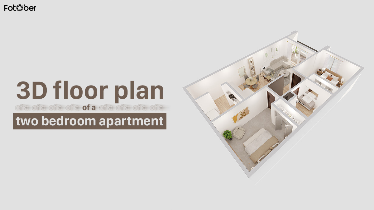 3D Floor Plan of a Two-Bedroom Apartment: 8 Layouts Modern Buyers Seek