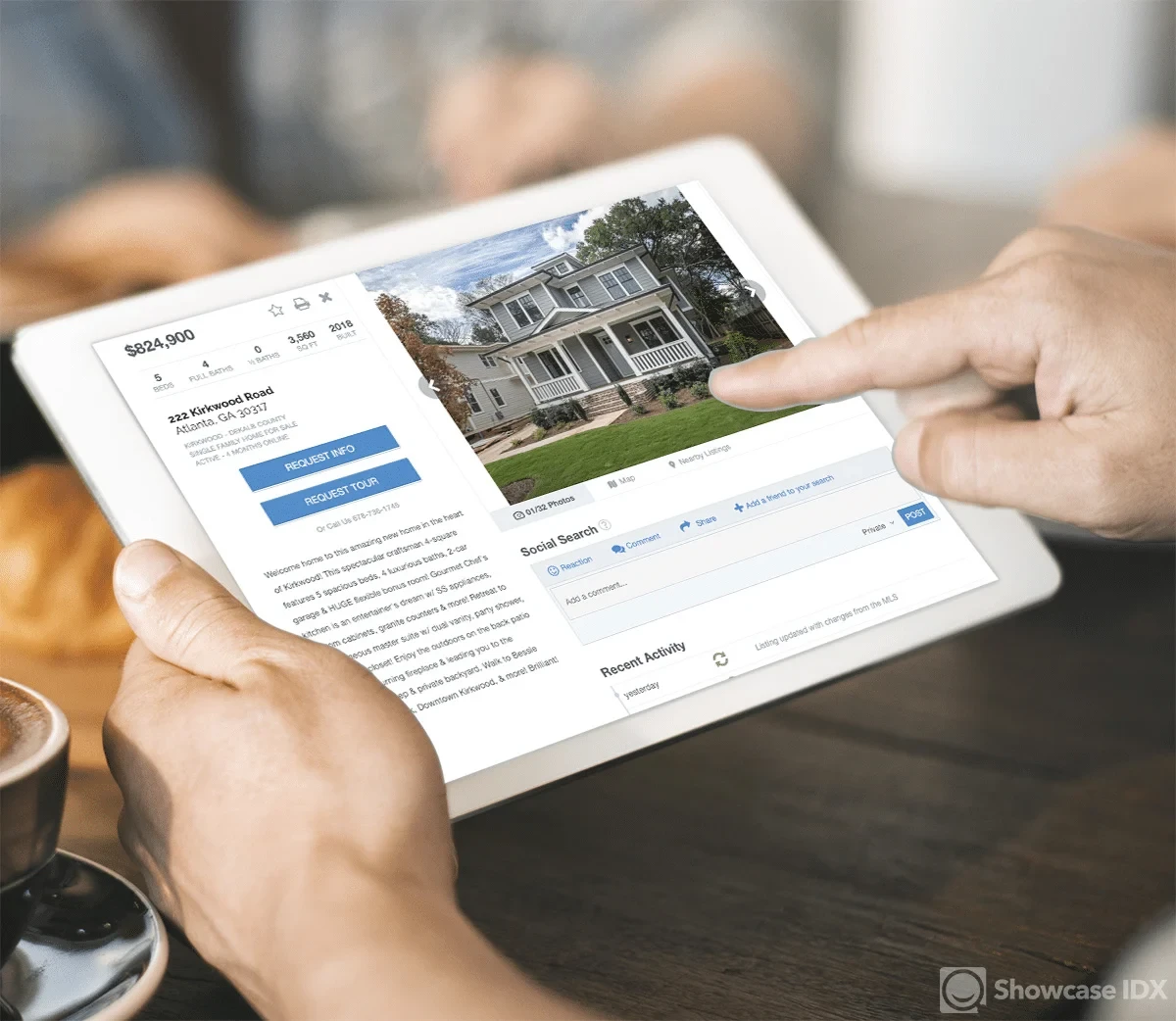 Allowing visitors to view current listings without leaving the site