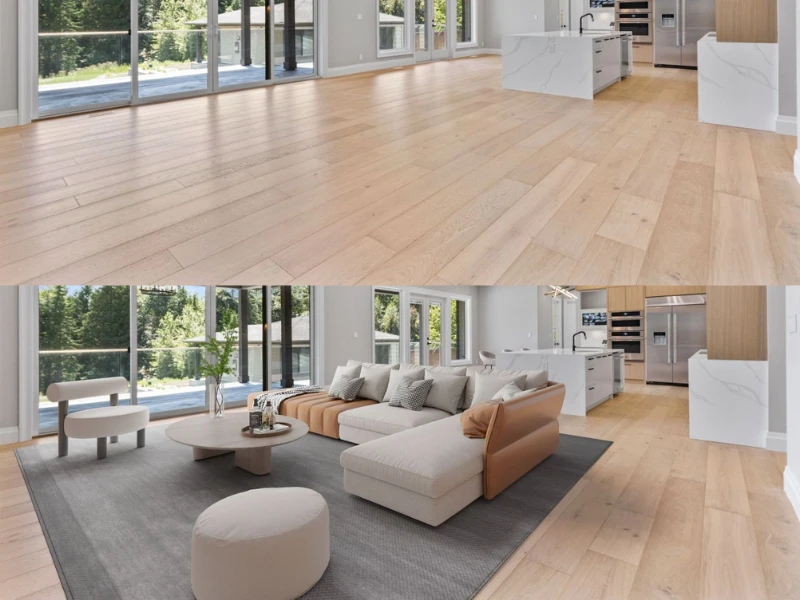 Living room after Virtual Staging Editing