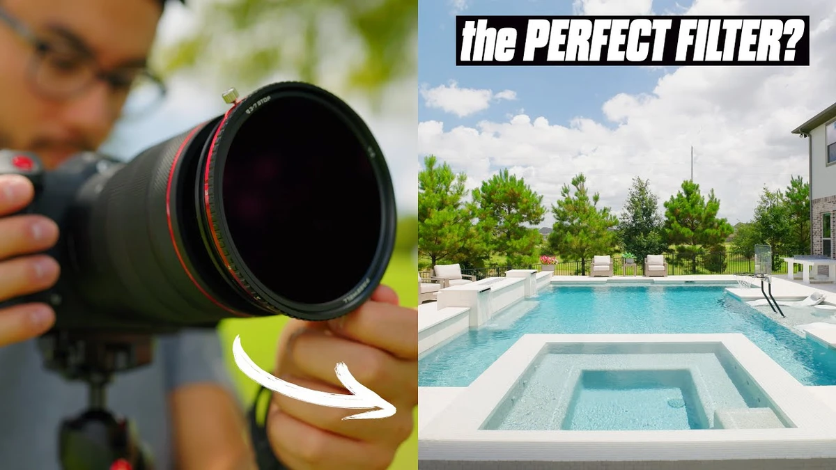 ND (neutral density) filters act like sunglasses for your camera
