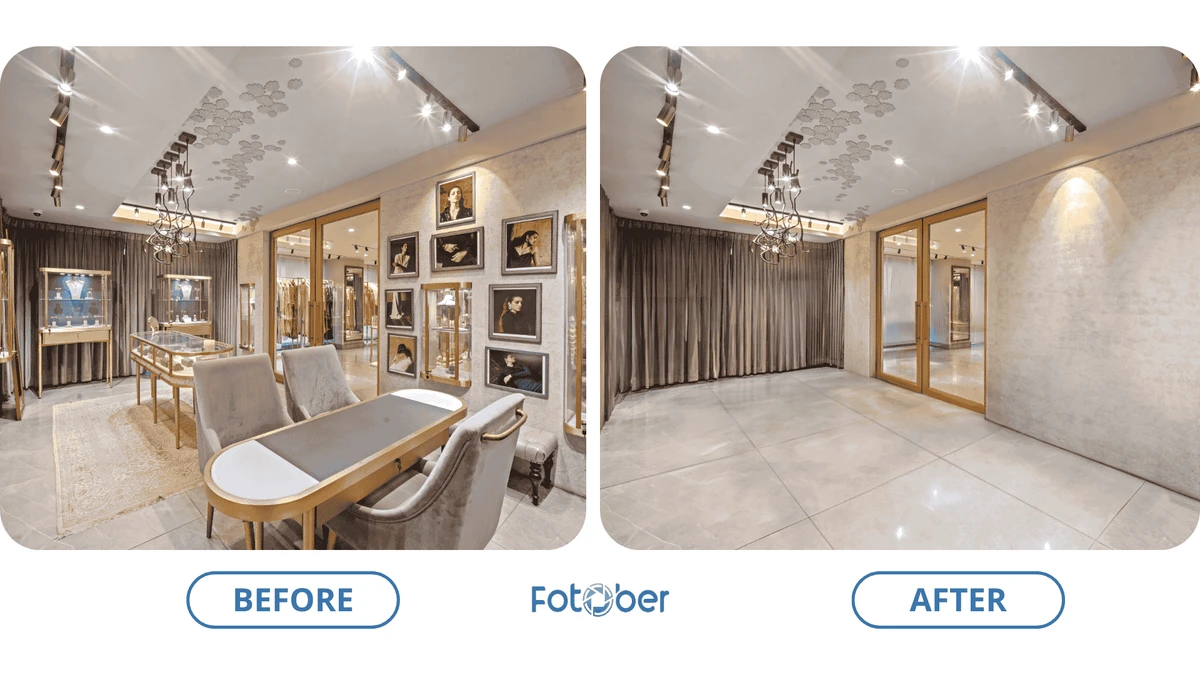 Result From Item Removal Real Estate Photo Editing Service