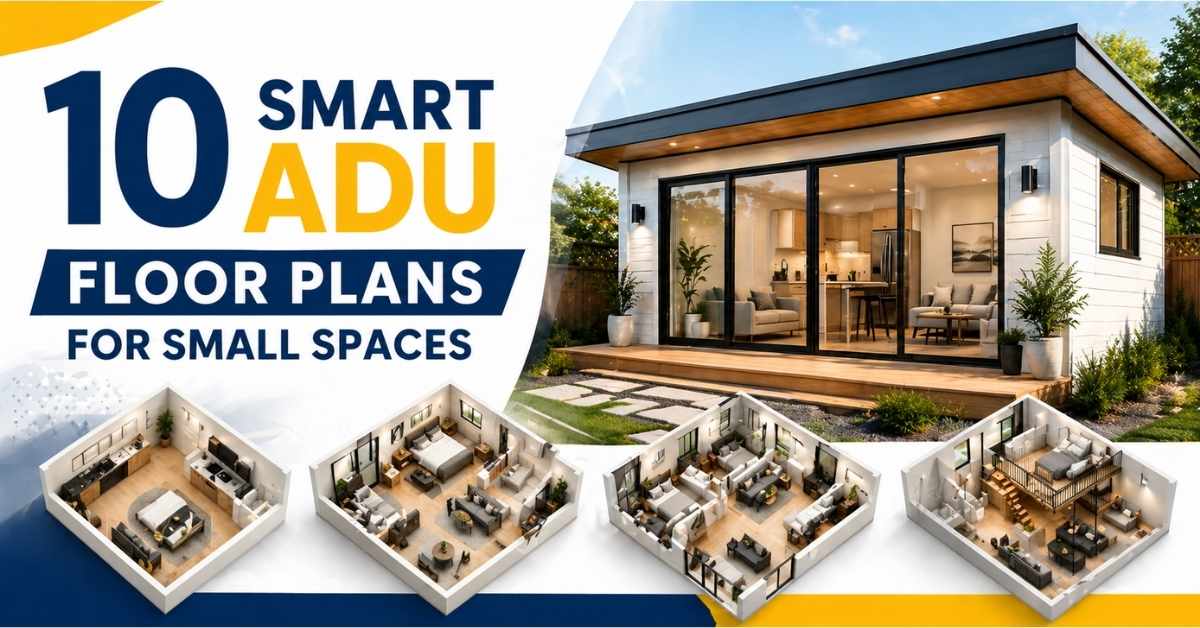 Accessory dwelling unit floor plans: Top 10 smart ADU layout ideas for small spaces