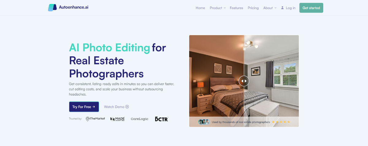 AI Real Estate Photo Editing Autoenhance