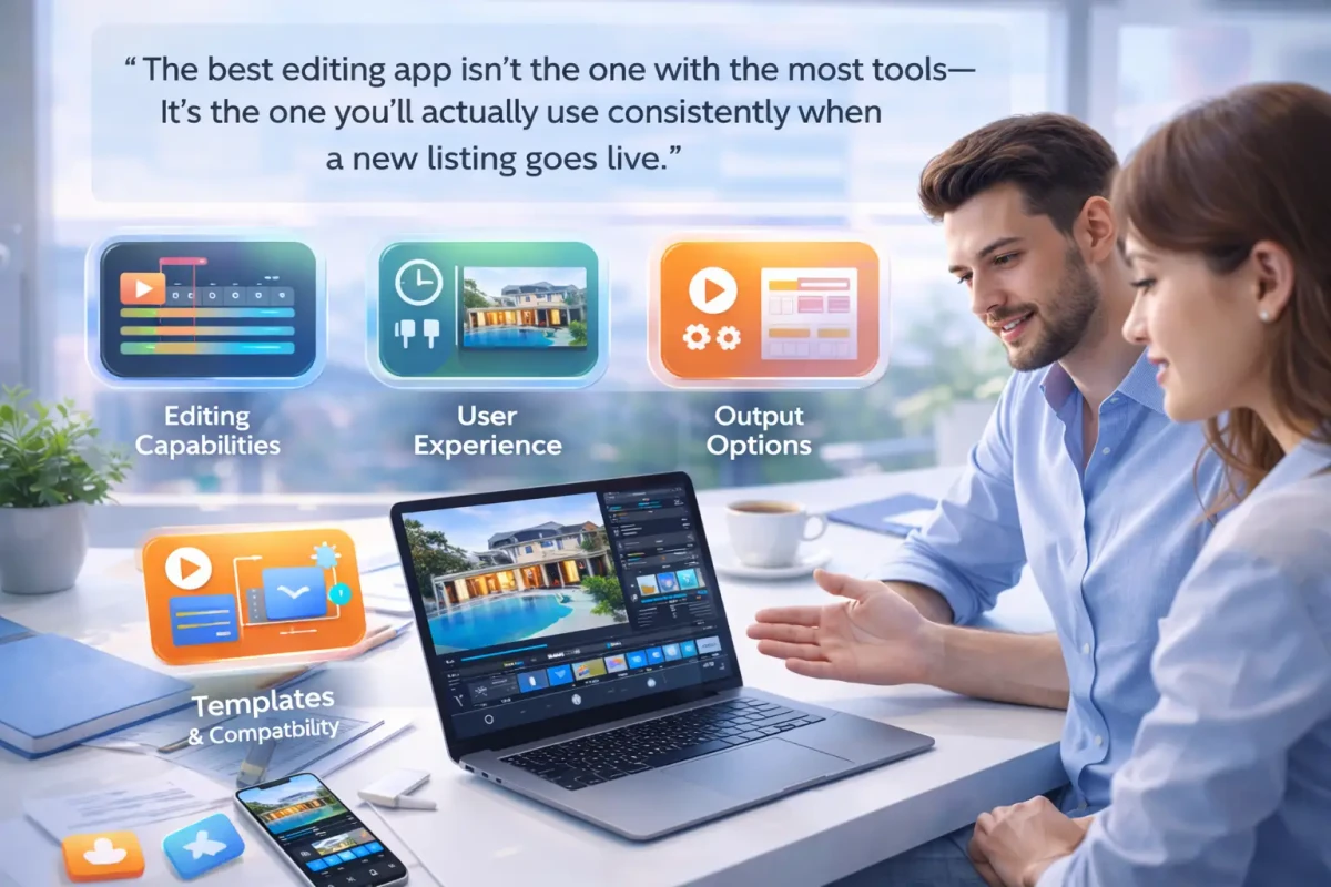 Criteria for Selecting the Best Real Estate Video Apps