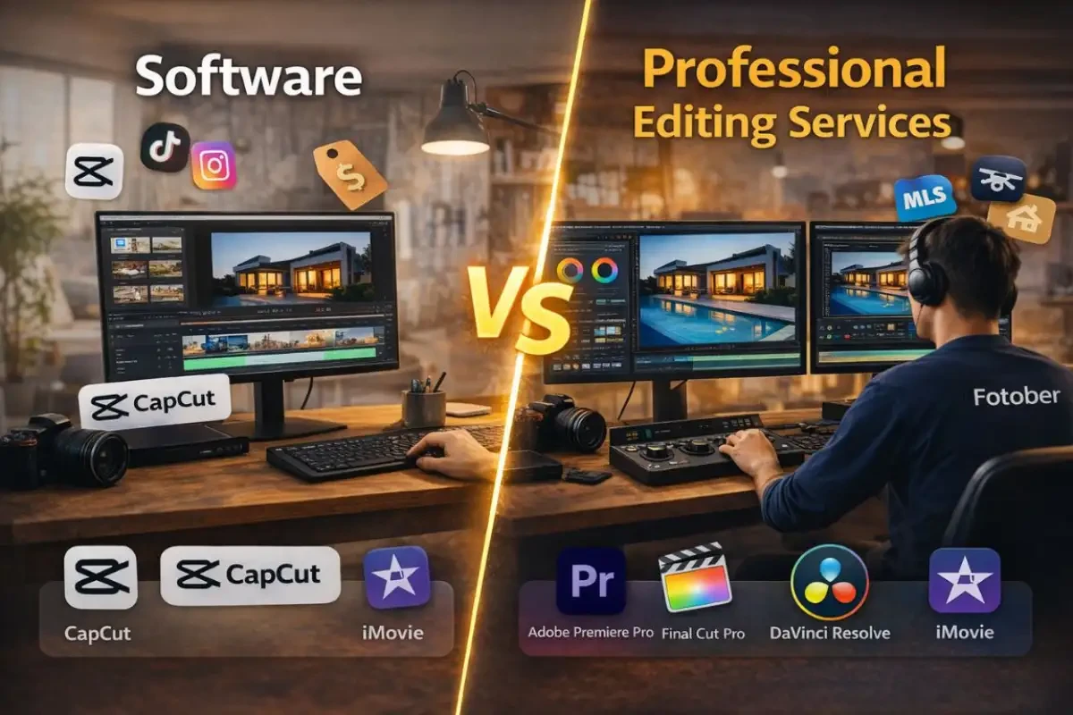 Software vs Professional Real Estate Video Editing Services