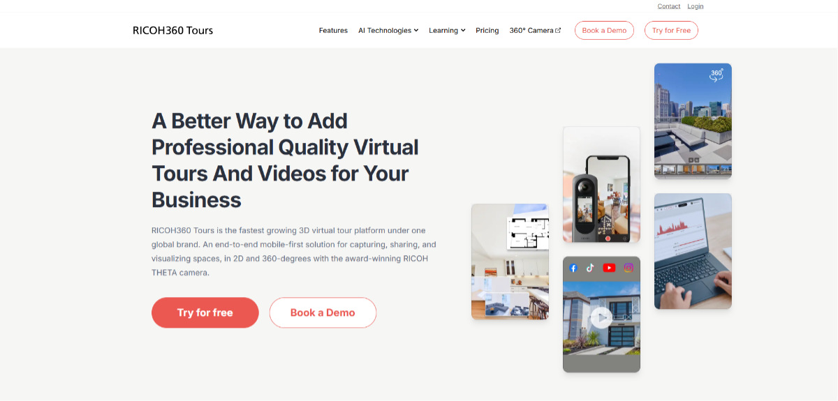 Best Virtual Tour Platforms for Property Listings Ricoh360