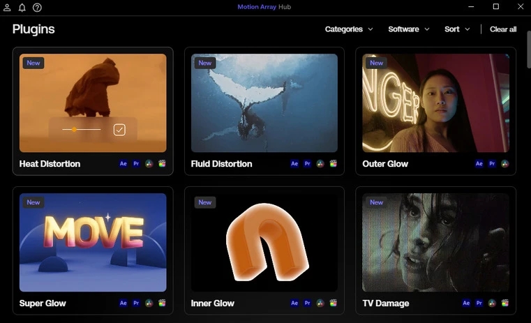 Motion Array (Free Resources Section)