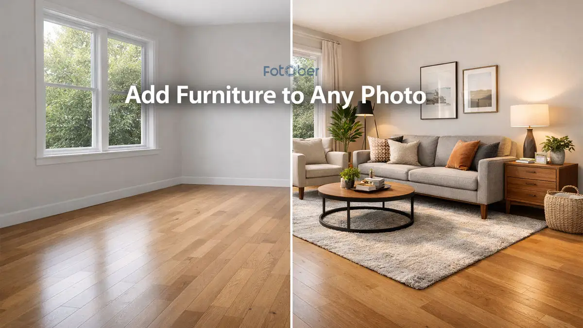 How to Add Furniture to a Photo That Actually Sells Homes