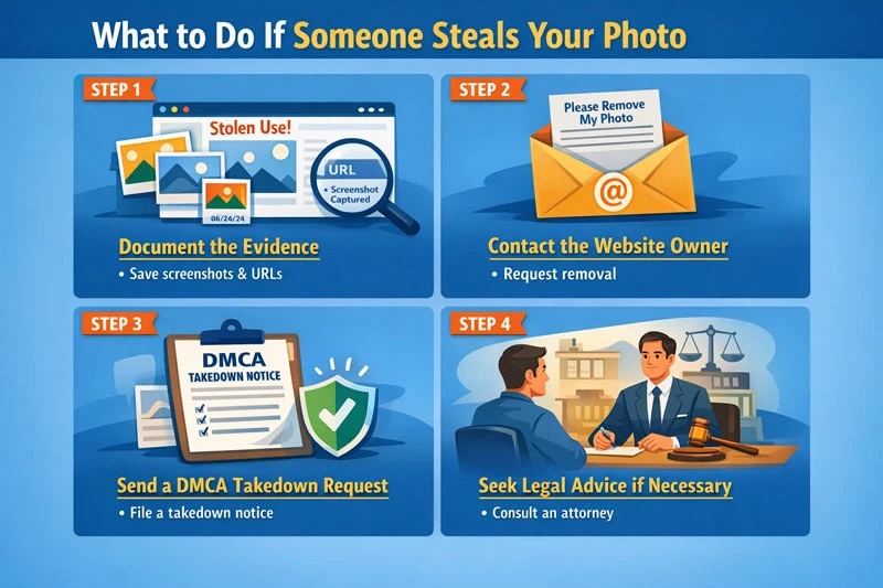 What to do if someone steals your photo