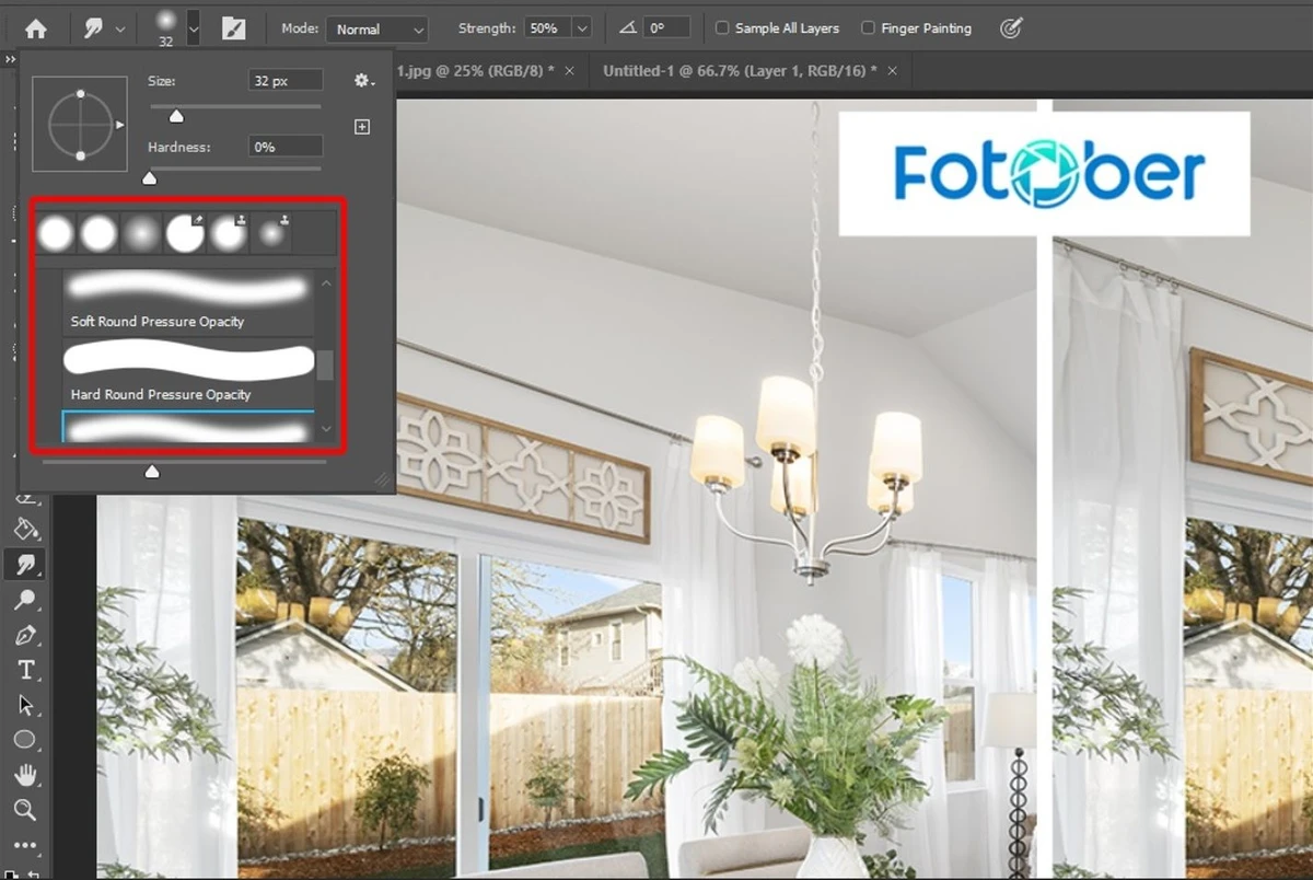 Select your brush settings based on your project needs