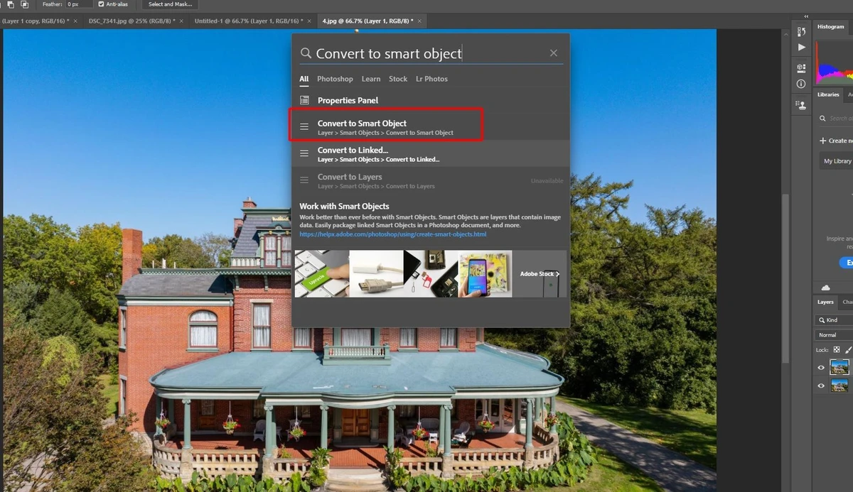 Smart Objects add another level of protection to your editing process.