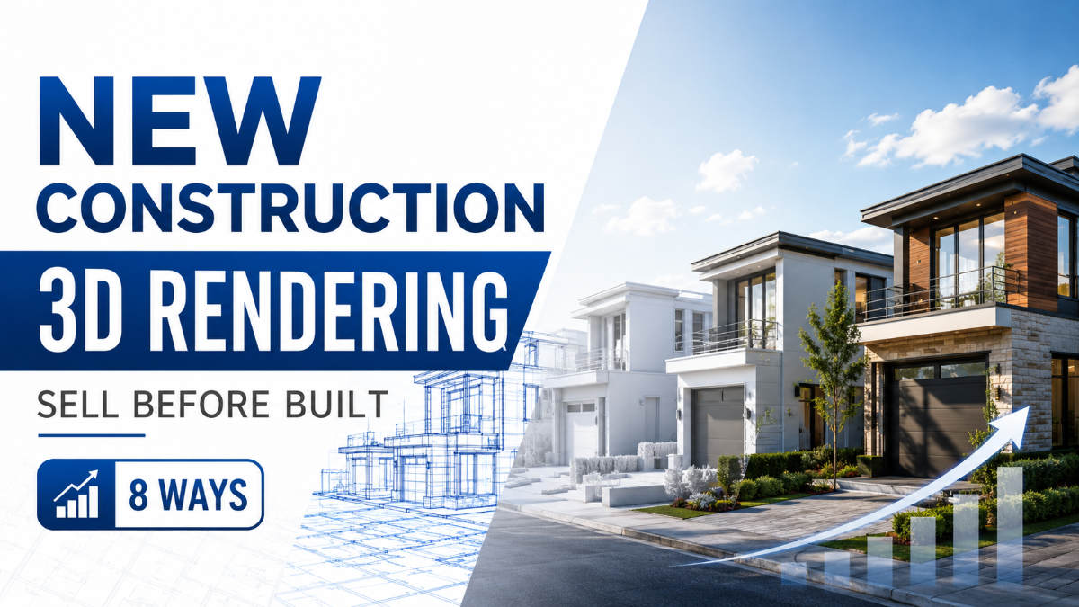 New Construction 3D Rendering: 8 Ways Builders Pre-Sell Homes