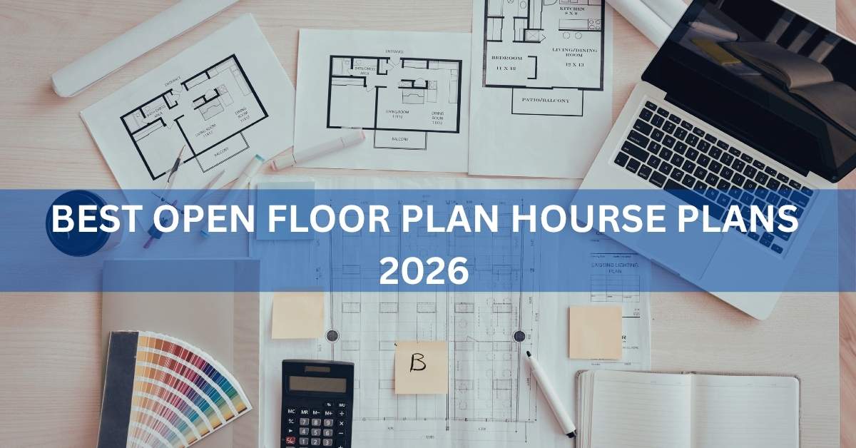 10 Best Open Floor Plan House Plans in 2026 (Layouts, Pros & Real Examples)