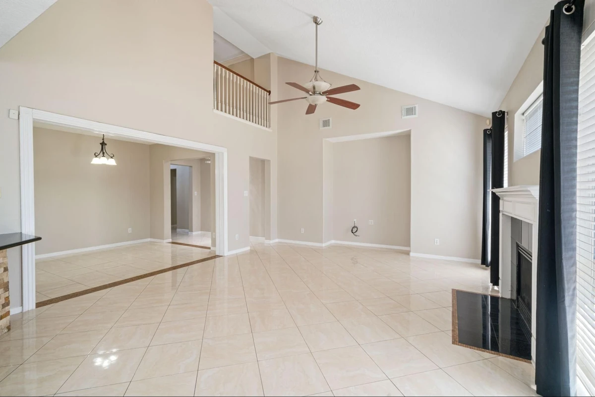 Living room before Virtual Staging Editing