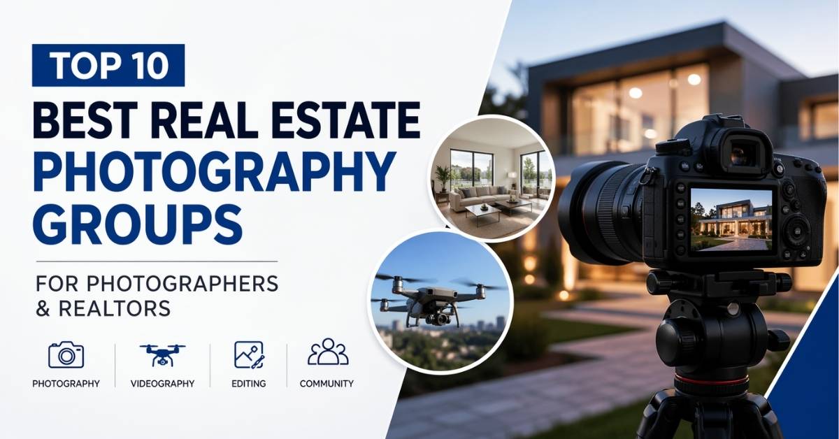 Top 10 Best Real Estate Photography Groups for Photographers and Realtors
