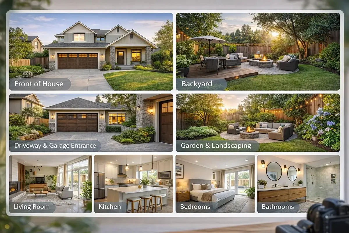 Real Estate Photography Guide: Real estate photography shot list