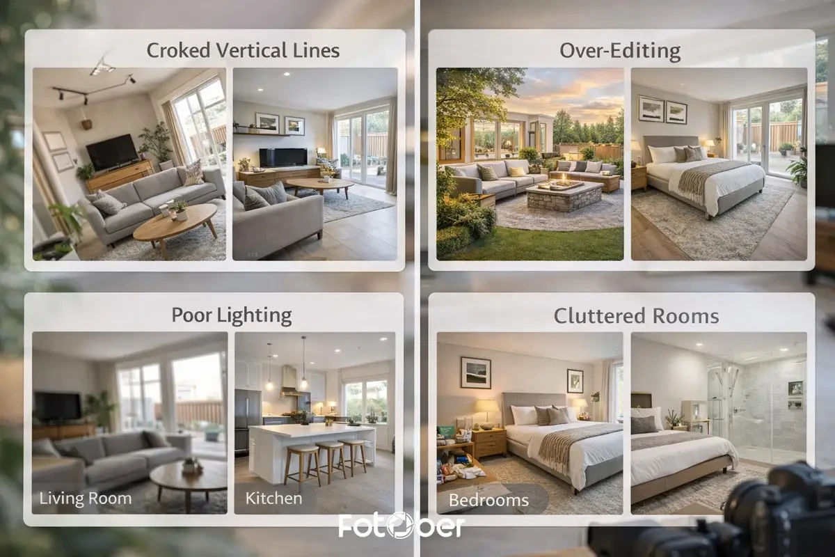 Real Estate Photography Guide: Common real estate photography mistakes