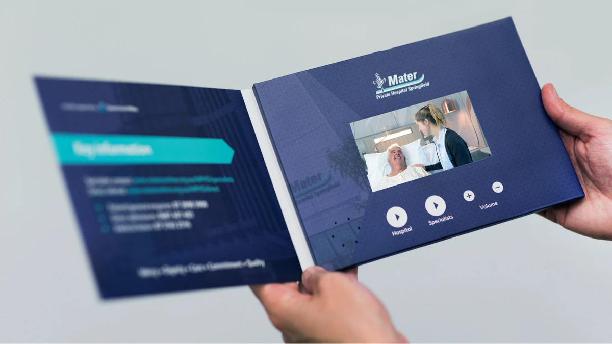 Video brochures blend print and digital, offering an interactive experience