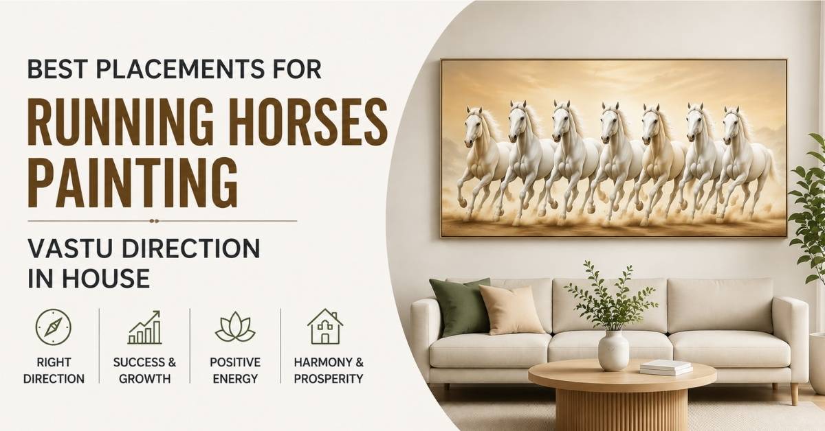 Best placements for running horses painting vastu direction in house