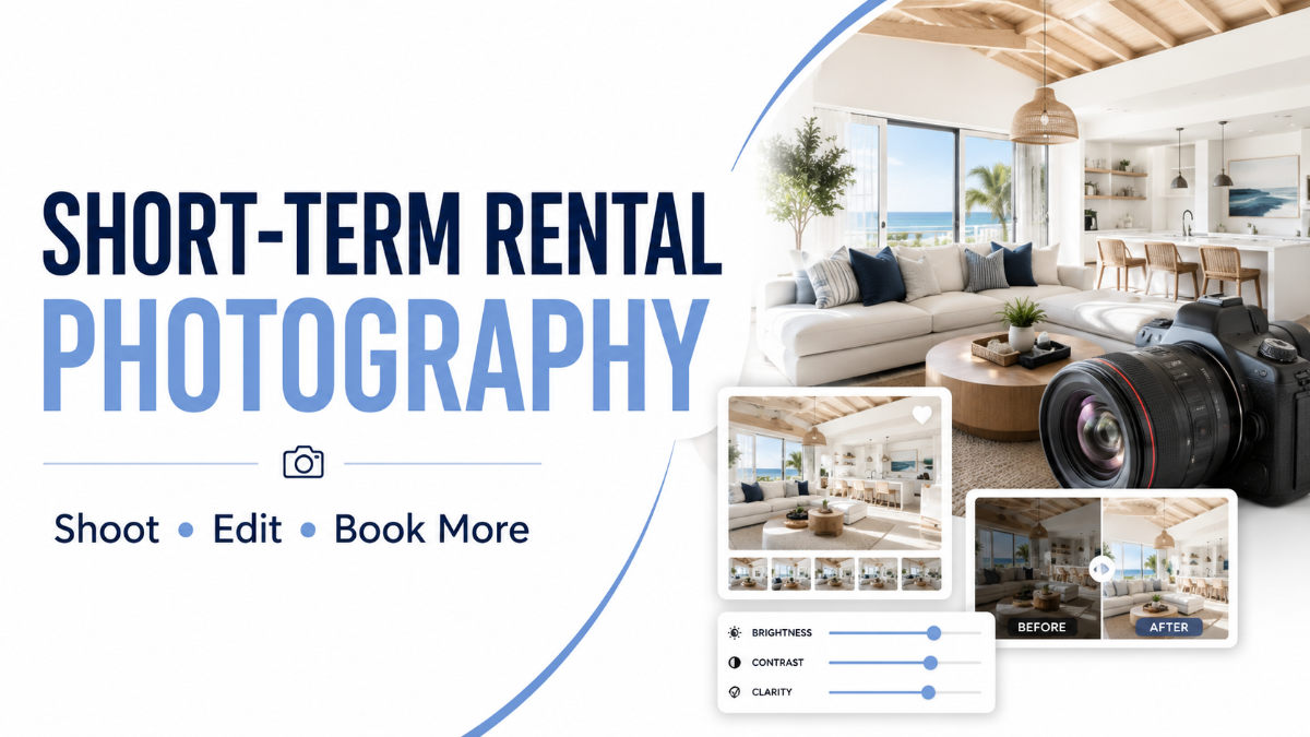 Short-Term Rental Photography: Shoot & Edit Photos That Gain Bookings