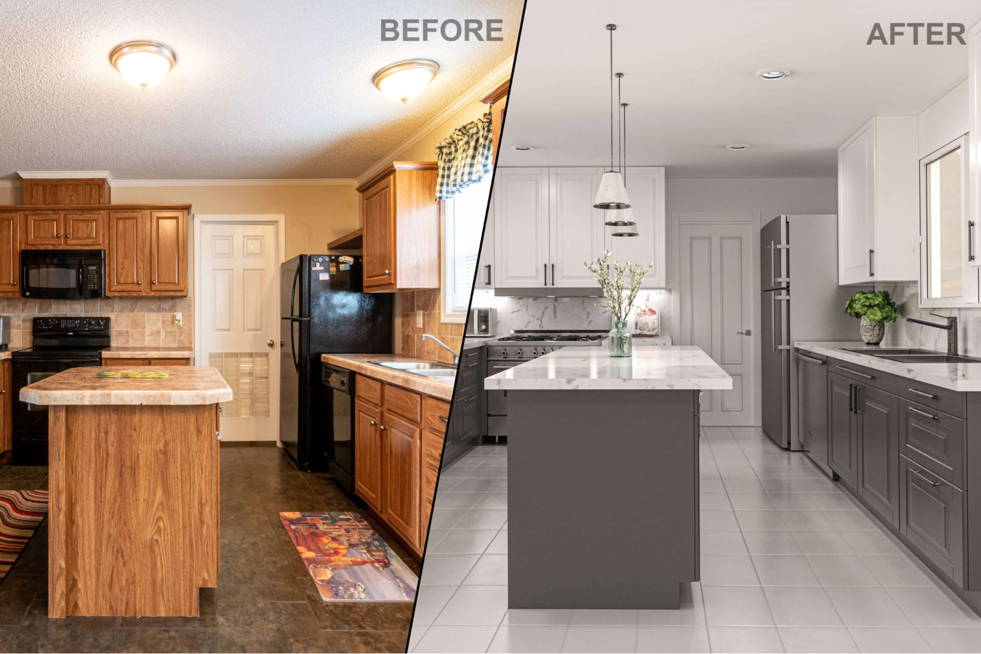 The first step is to clean, declutter, and deep clean every corner