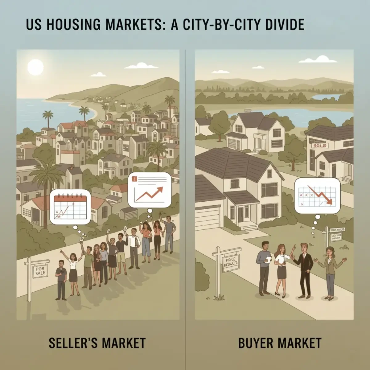 Us Housing Market Trends in 2026 by City