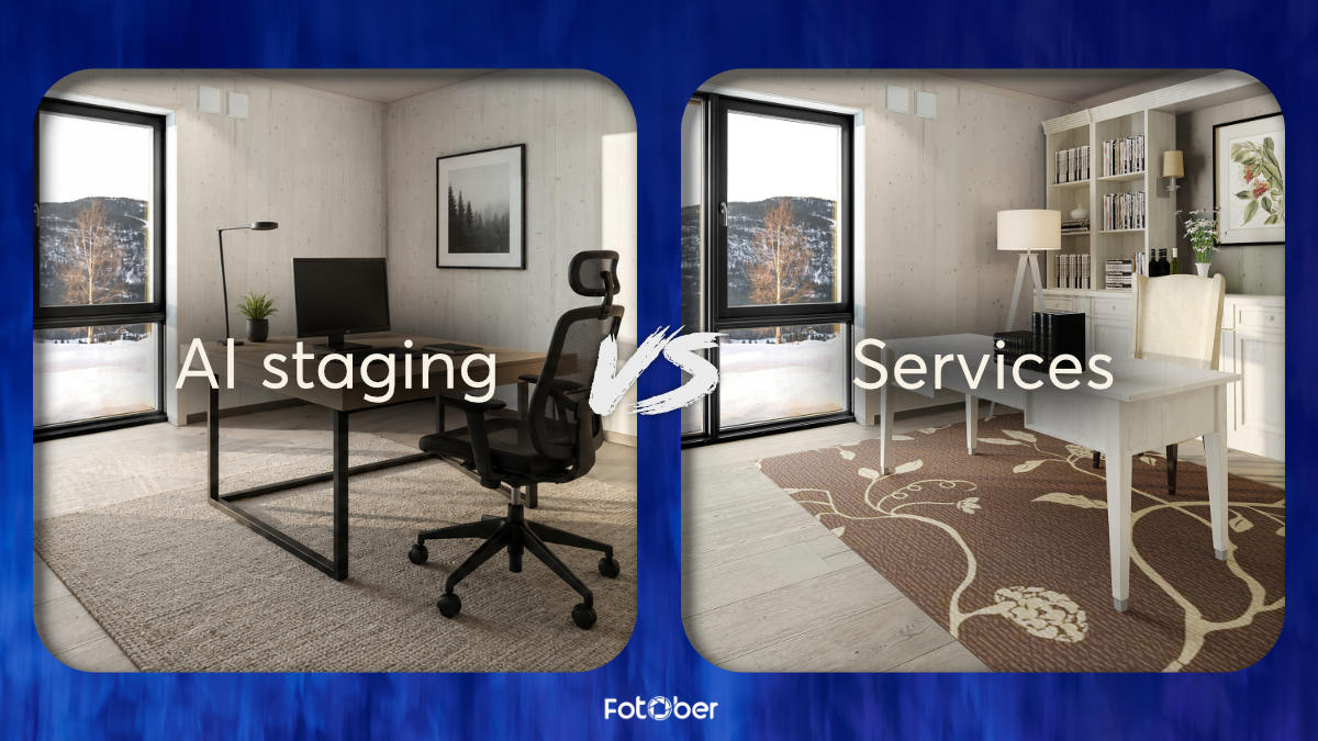 Virtual Staging Services vs AI Software: Has AI Become Reliable?