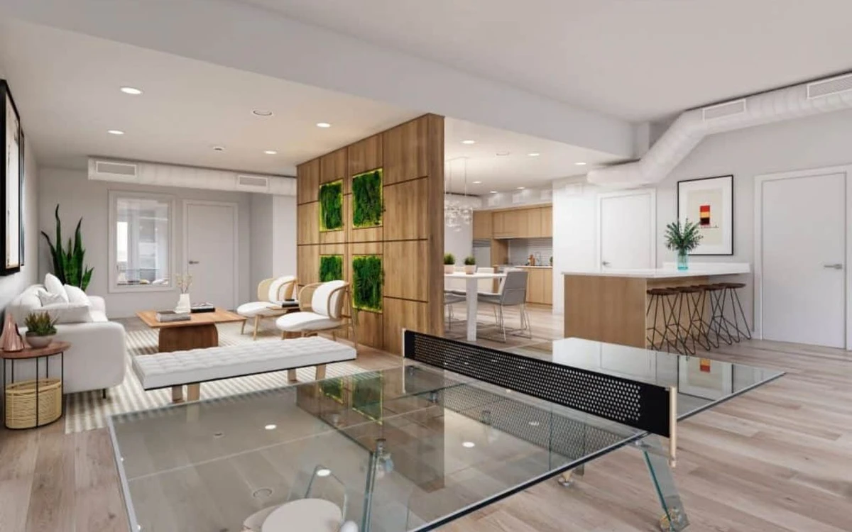 Real furniture creates an immersive experience