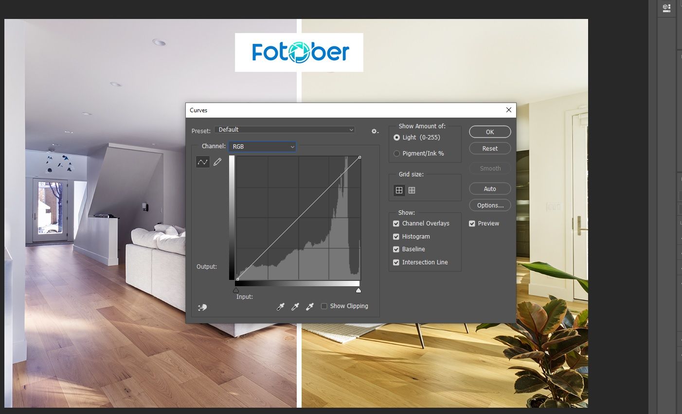 RGB Curves in Photoshop
