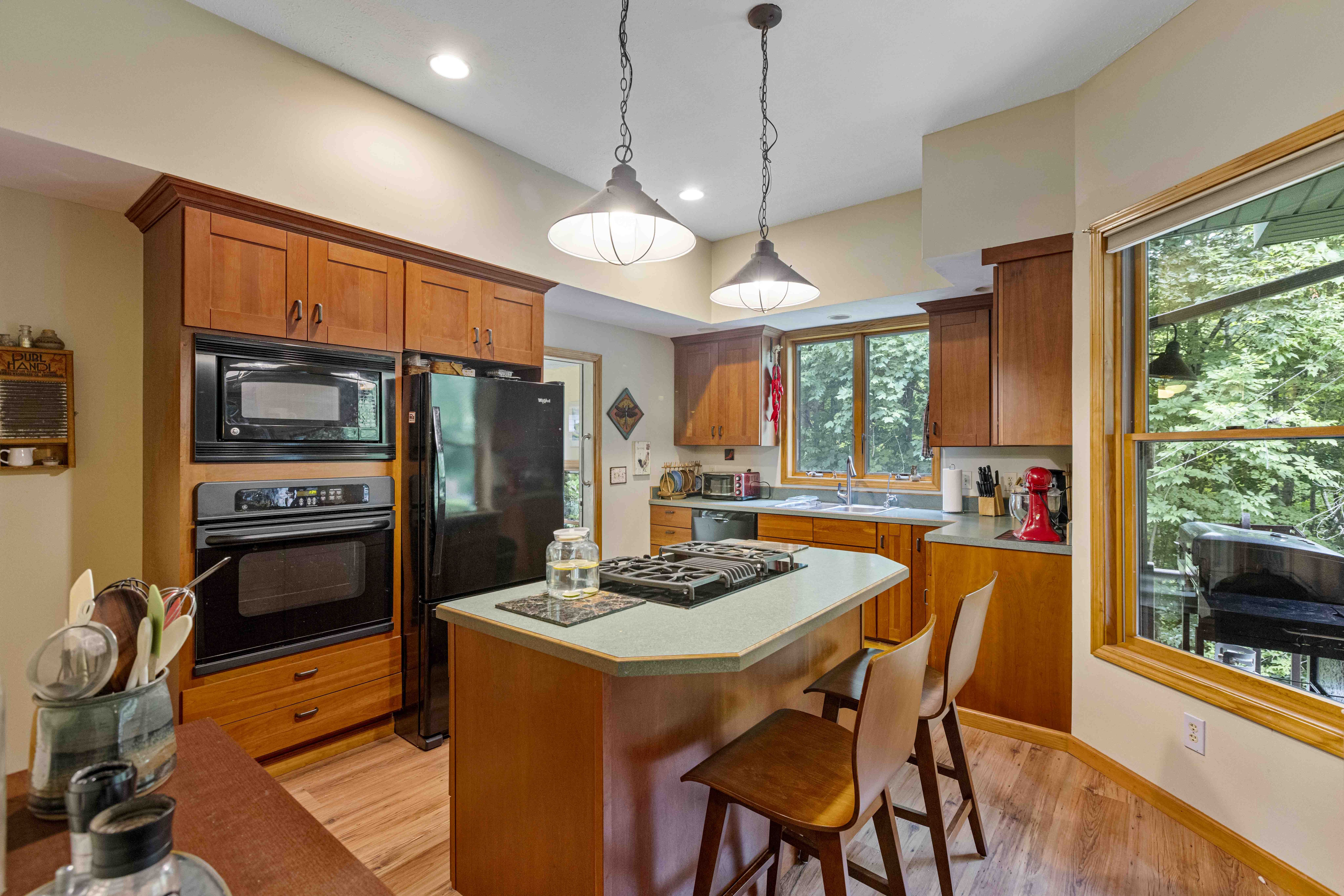 Before real estate photo editing – original unedited image provided by the client.