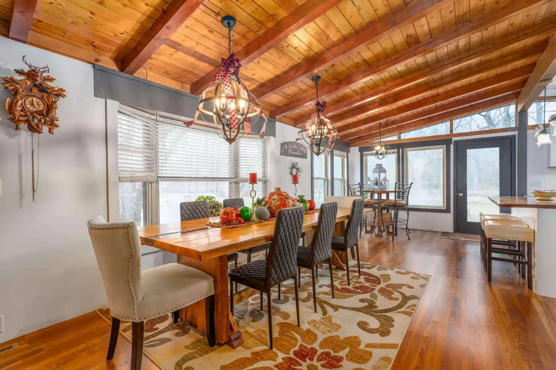 Before white balancing in real estate photo editing