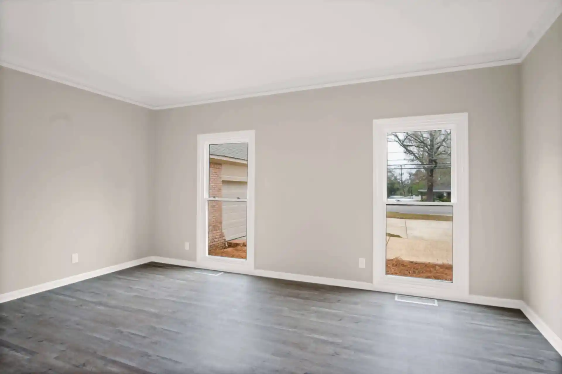 After dust spot removal in real estate photo editing